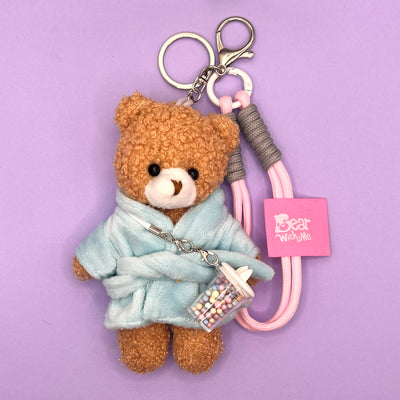 Summer Vacation Bear Keychain - Robe Chill