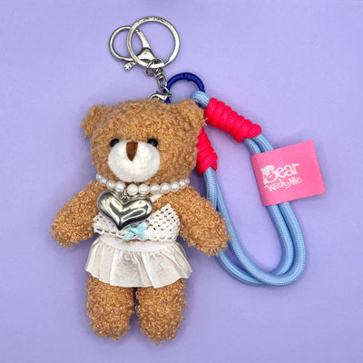 Spring Picnic Bear Keychain - Coachella