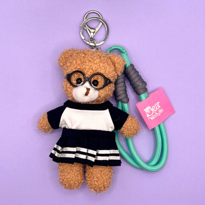 Raglan T-Shirt Girl Bear Keychain