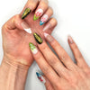 Handmade Press On Nail Tip - Blooming Prism