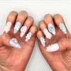 Handmade Press On Nail Tip - Bow Fantasy
