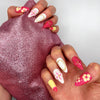 Handmade Press On Nail Tip - Cherry Blossom