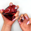 Handmade Press On Nail Tip - Floral Reverie