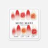 Handmade Press On Nail Tip - Blushing Flower