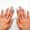 Handmade Press On Nail Tip - Princess Parade