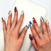 Handmade Press On Nail Tip - Primary Play
